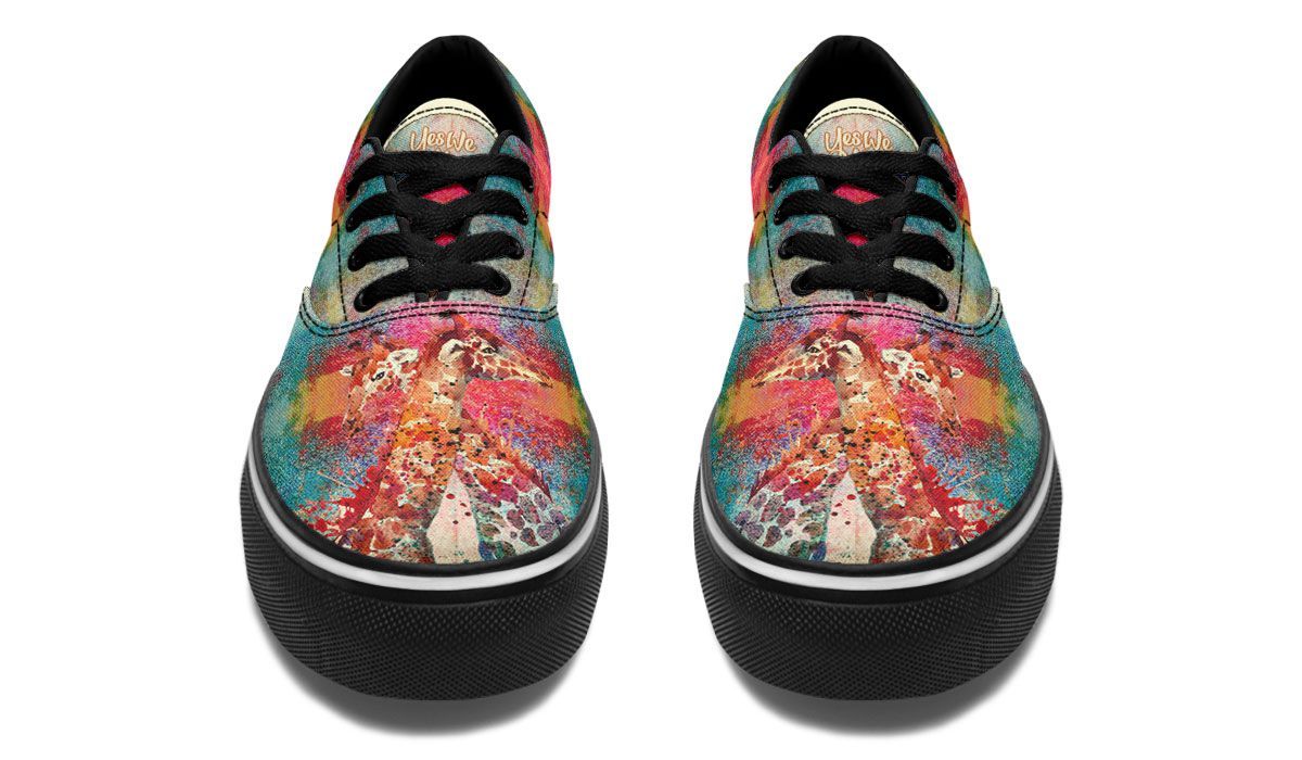 Colorful Paint Giraffes