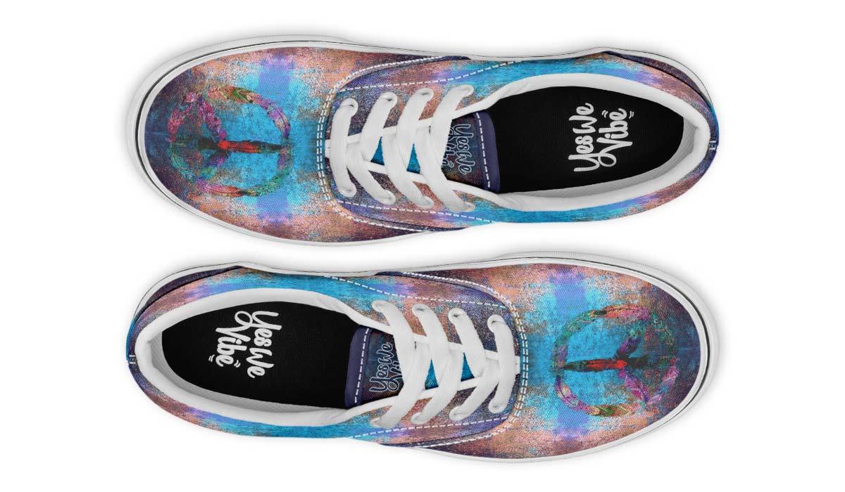 Galaxy Spray Paint Peace Feather