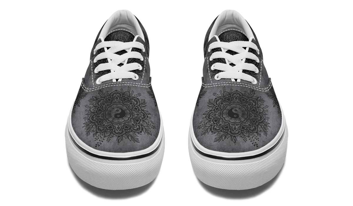 Yin Yang Mandala Grey