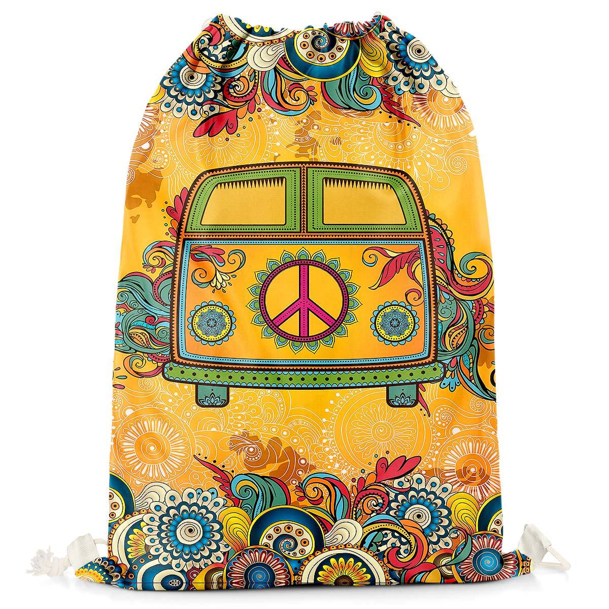 Colorful Hippie Van