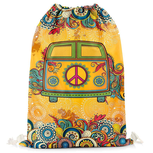 Colorful Hippie Van