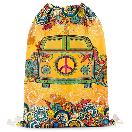 Colorful Hippie Van