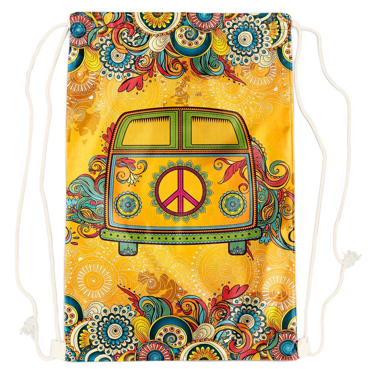 Colorful Hippie Van