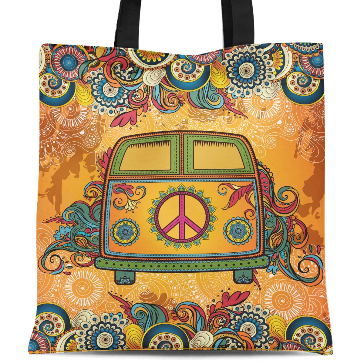 Colorful Hippie Van