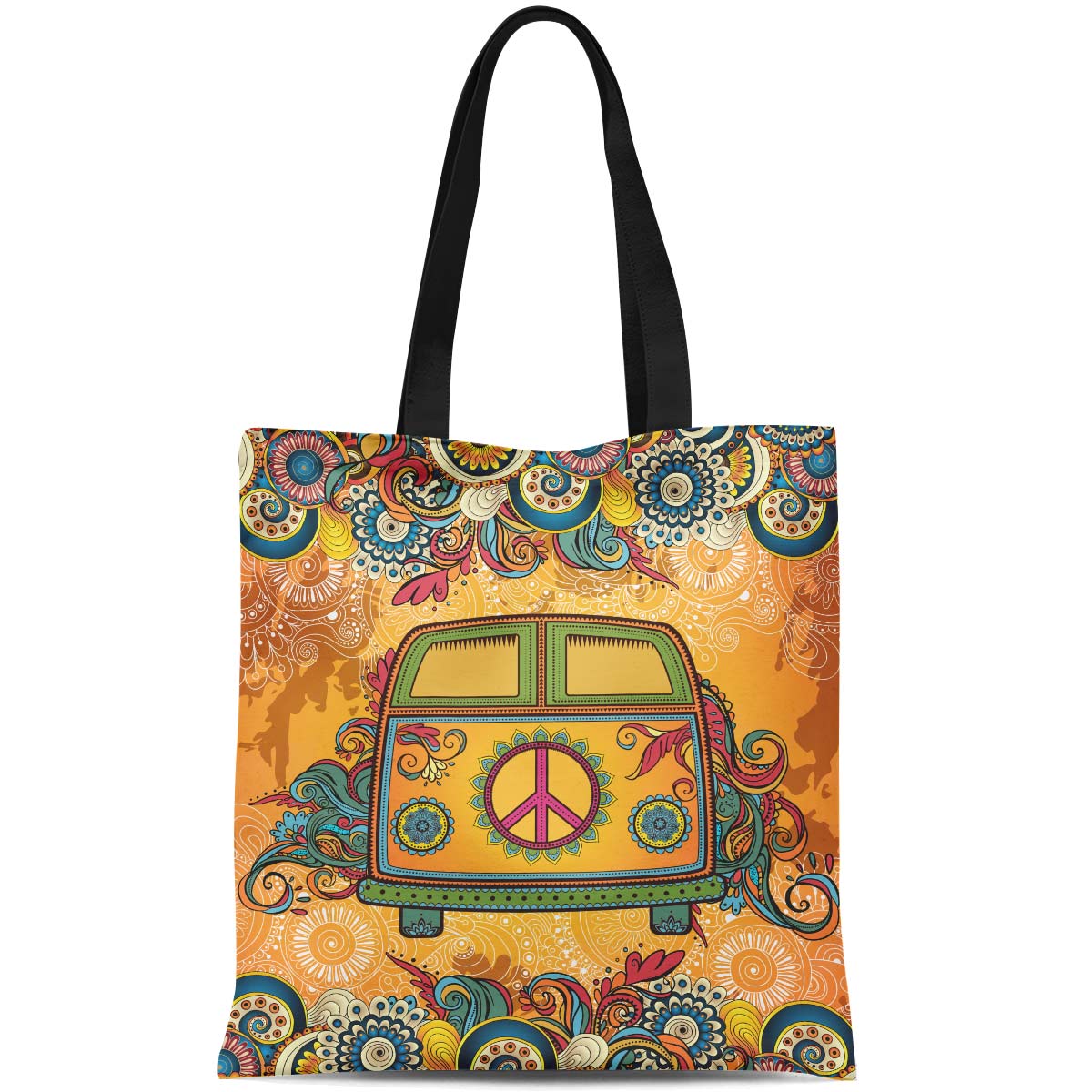 Colorful Hippie Van