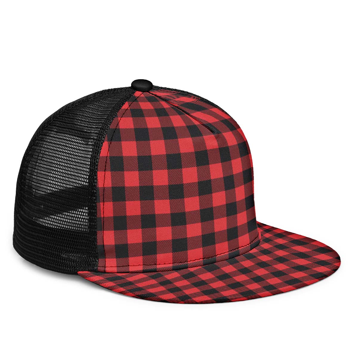 Checkered Black And Red