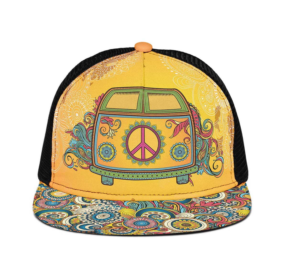 Colorful Hippie Van