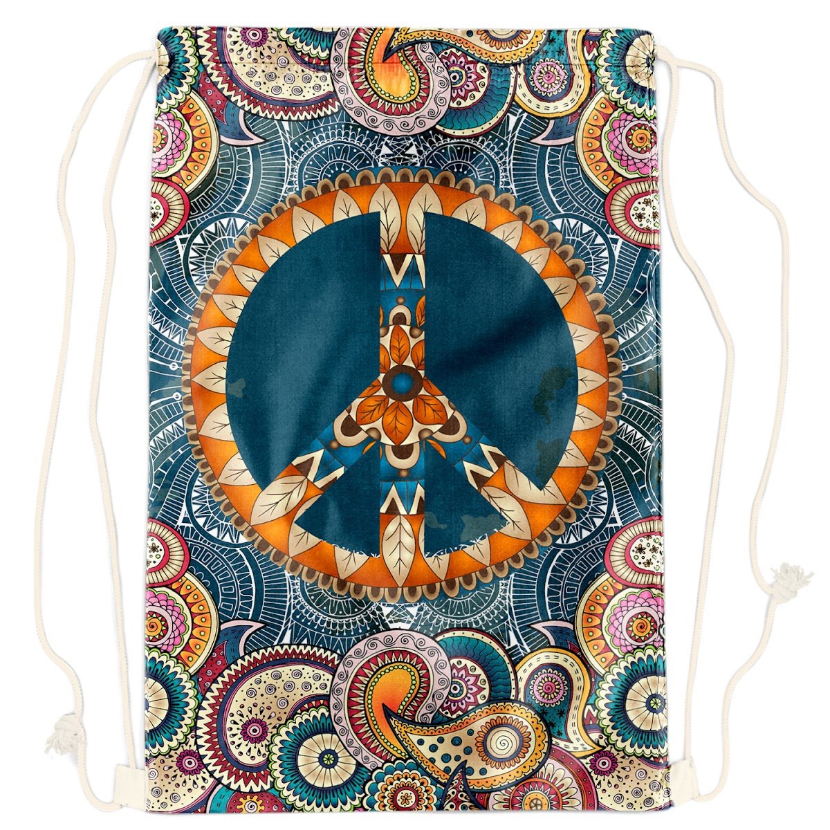 Orange Peace And Mandala