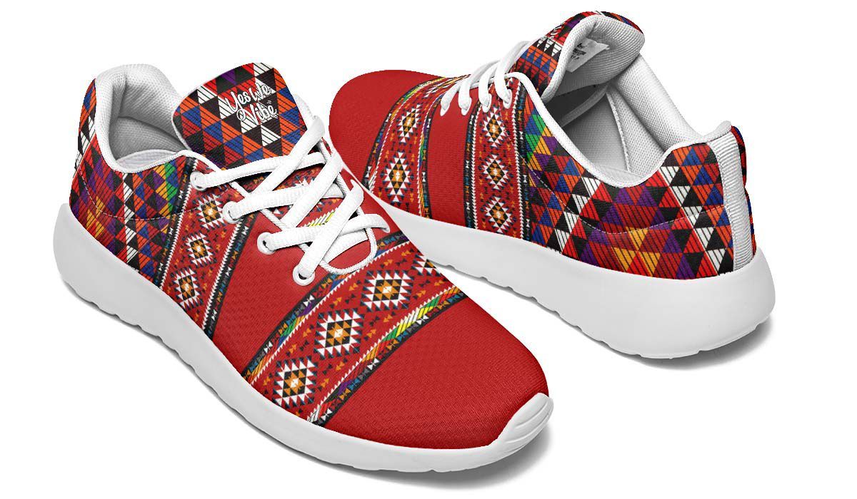 Boho Red Triangle