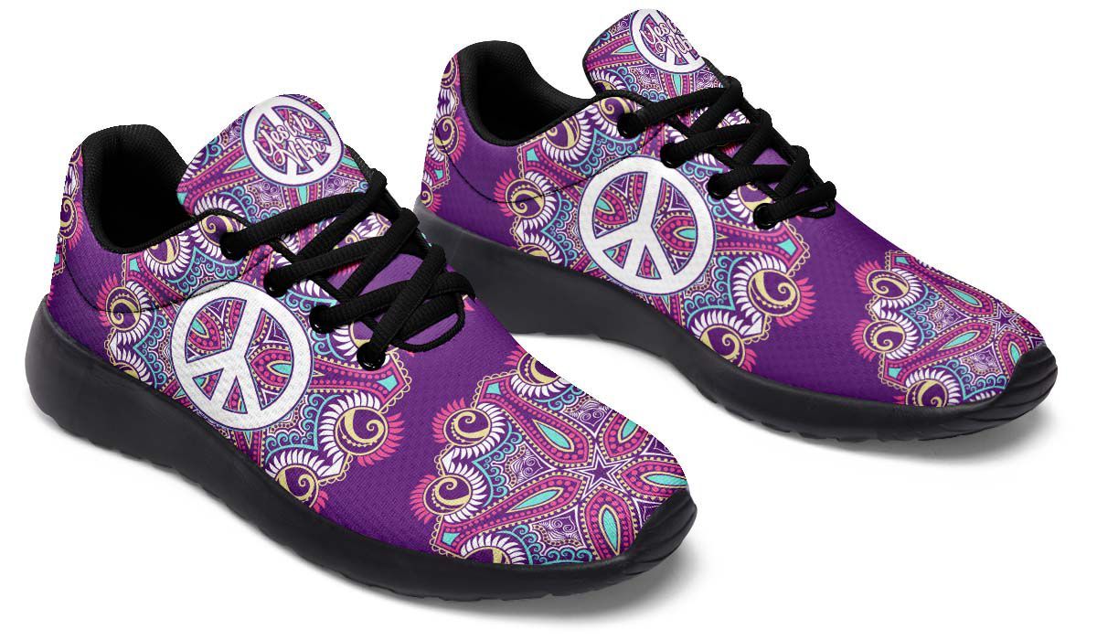 Purple Peace In Patterns