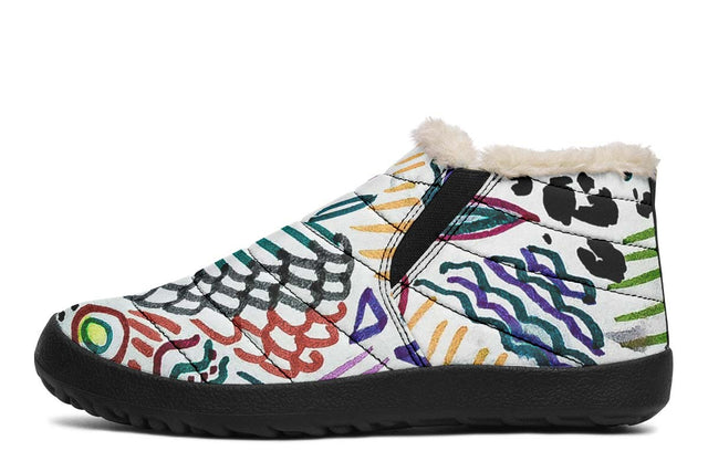 Colorful Doodle And Animal Pattern