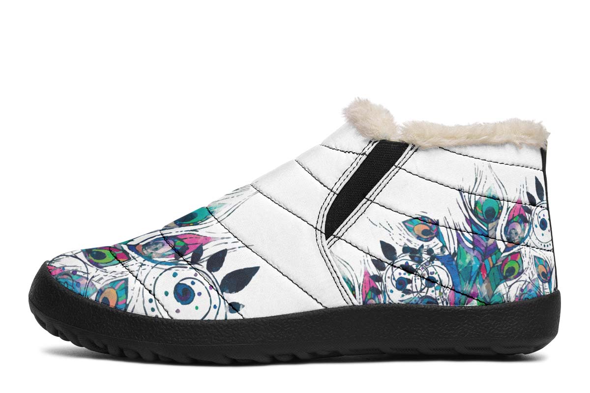 Watercolor Peacock Feather