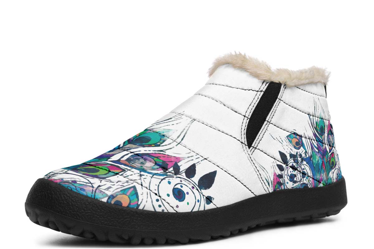 Watercolor Peacock Feather