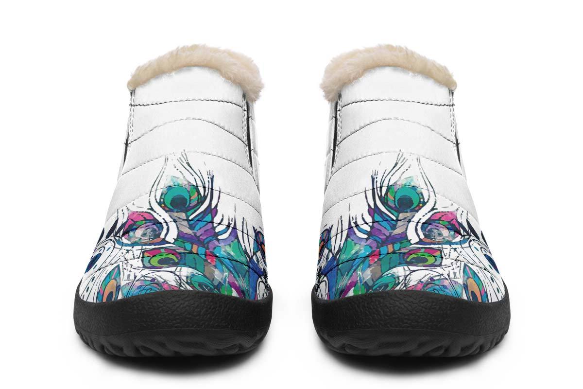 Watercolor Peacock Feather