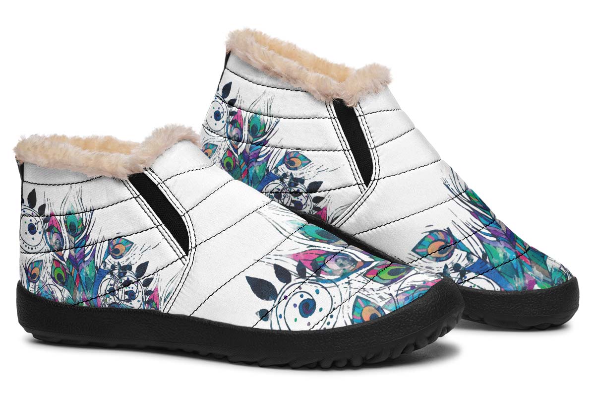 Watercolor Peacock Feather