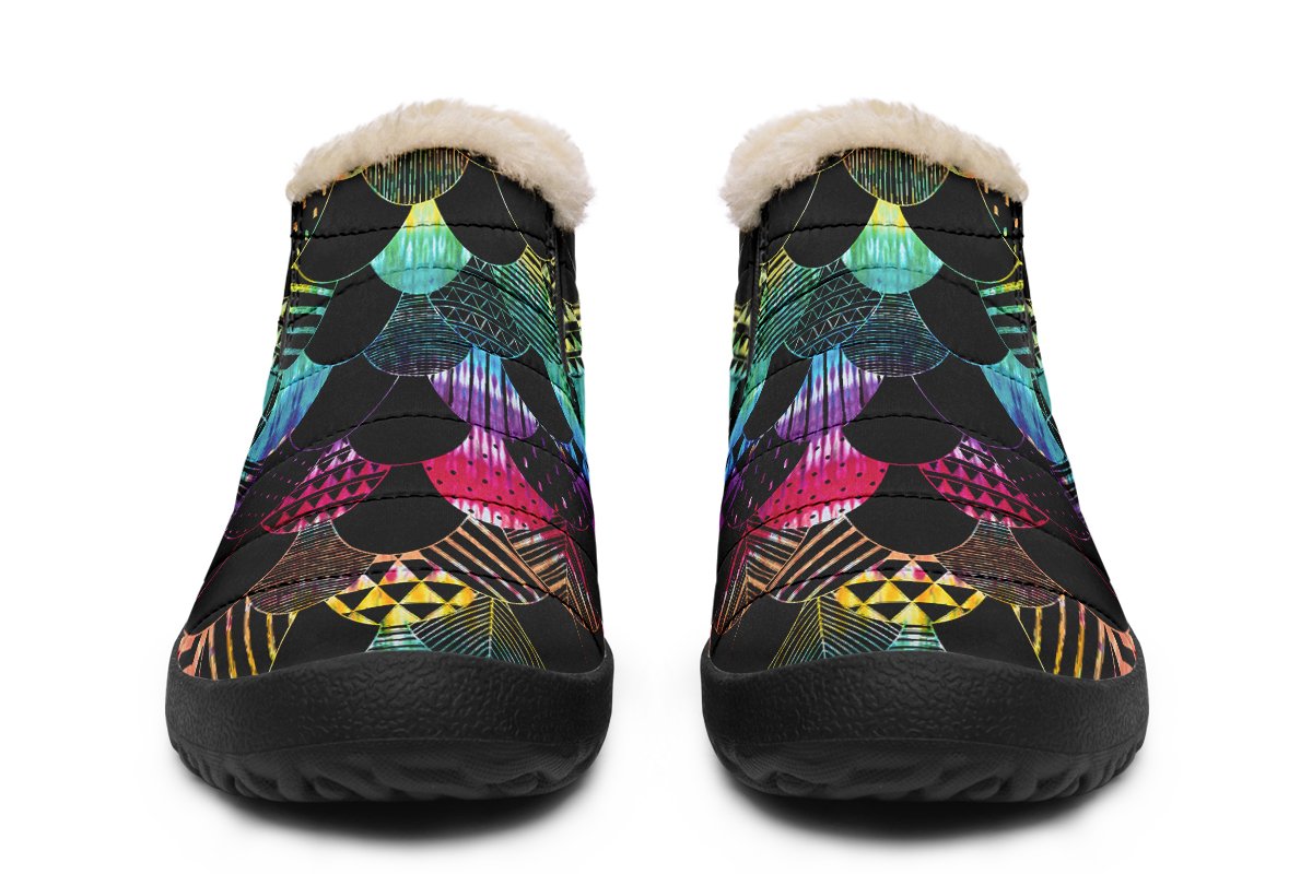 Colorful Dye Mosaic Art