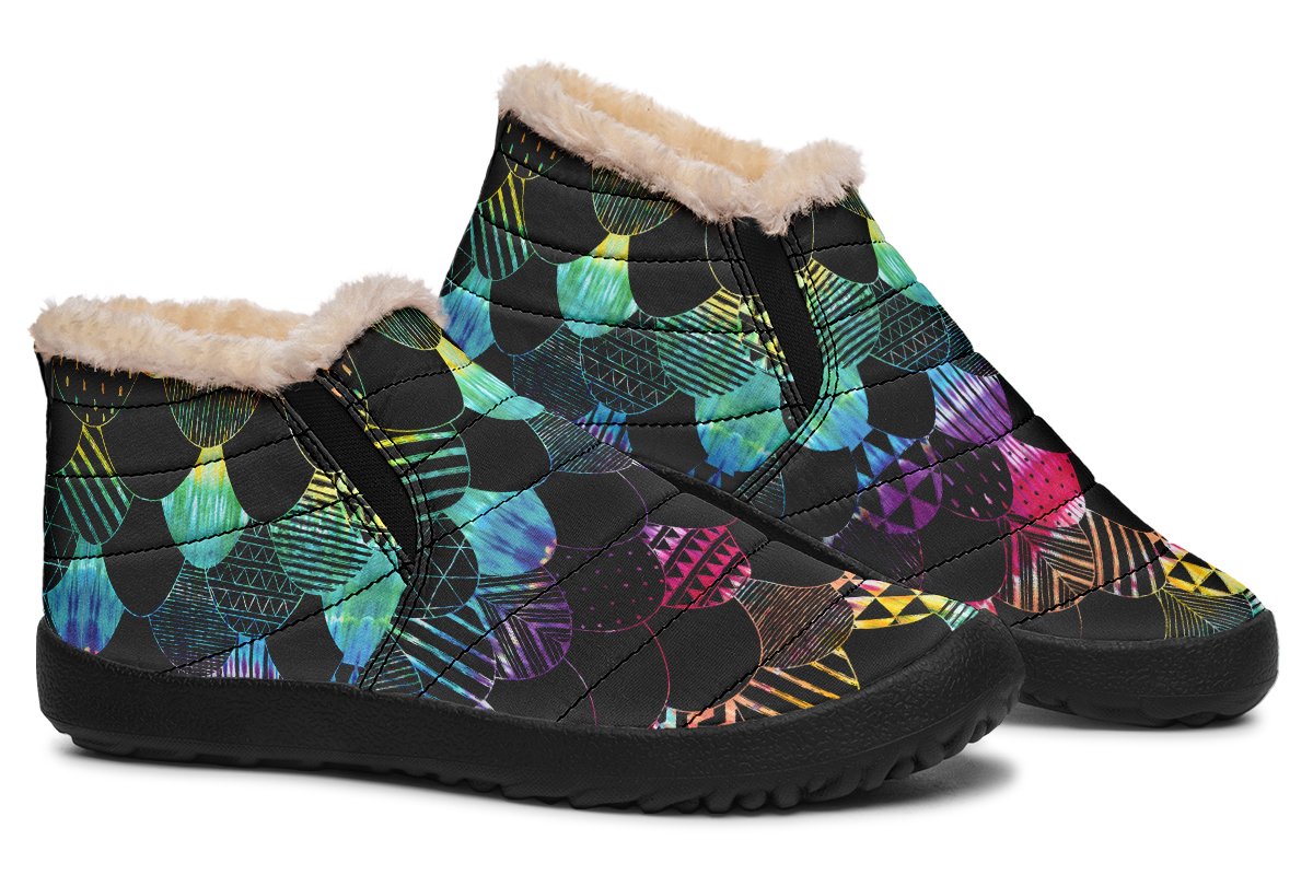 Colorful Dye Mosaic Art