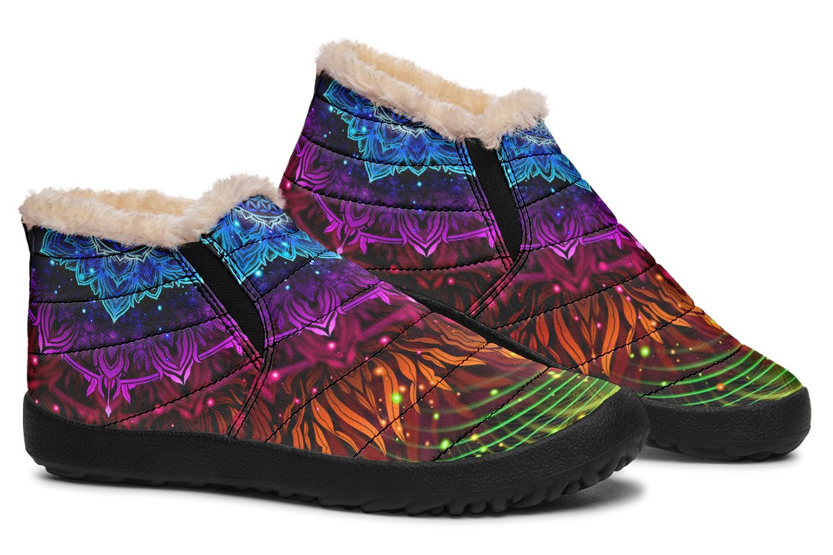 Wintervibesneakers Aligned Flower Blk I A W