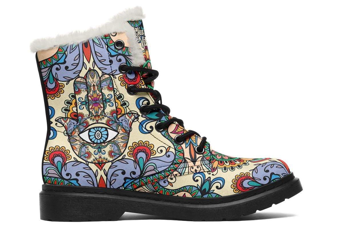 Mandala And Hamsa Hand