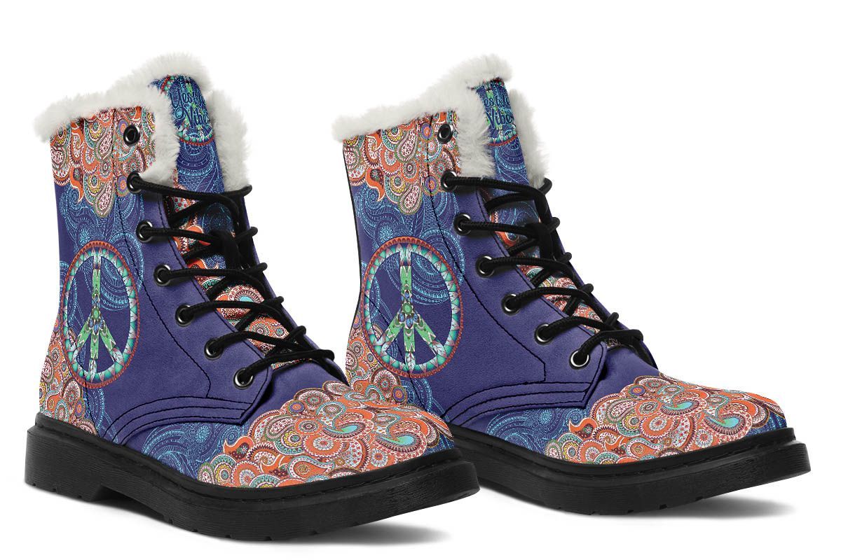 Peace And Mandala Blue