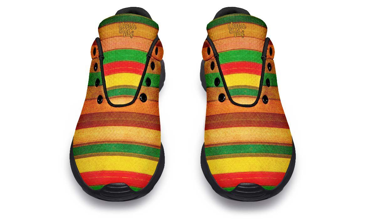 Yellow Green And Red Boho