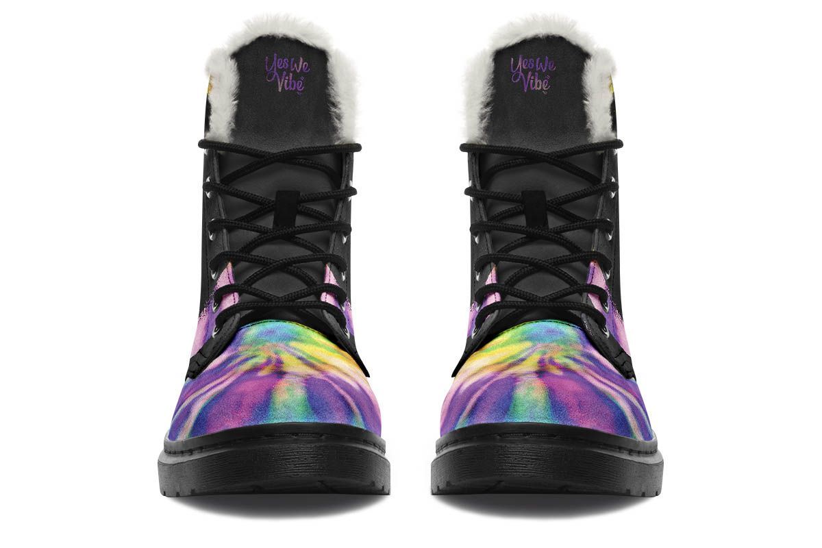 Peaceful Tie Dye Black Purple