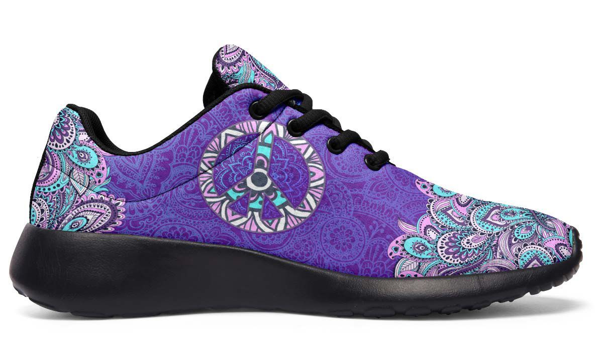 Purple Mandala And Peace