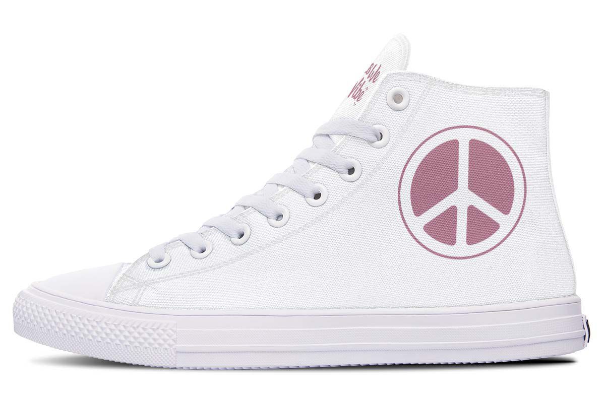 Pink Peace White