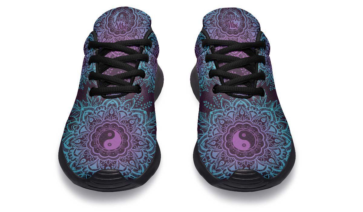 Yin Yang Mandala Purple