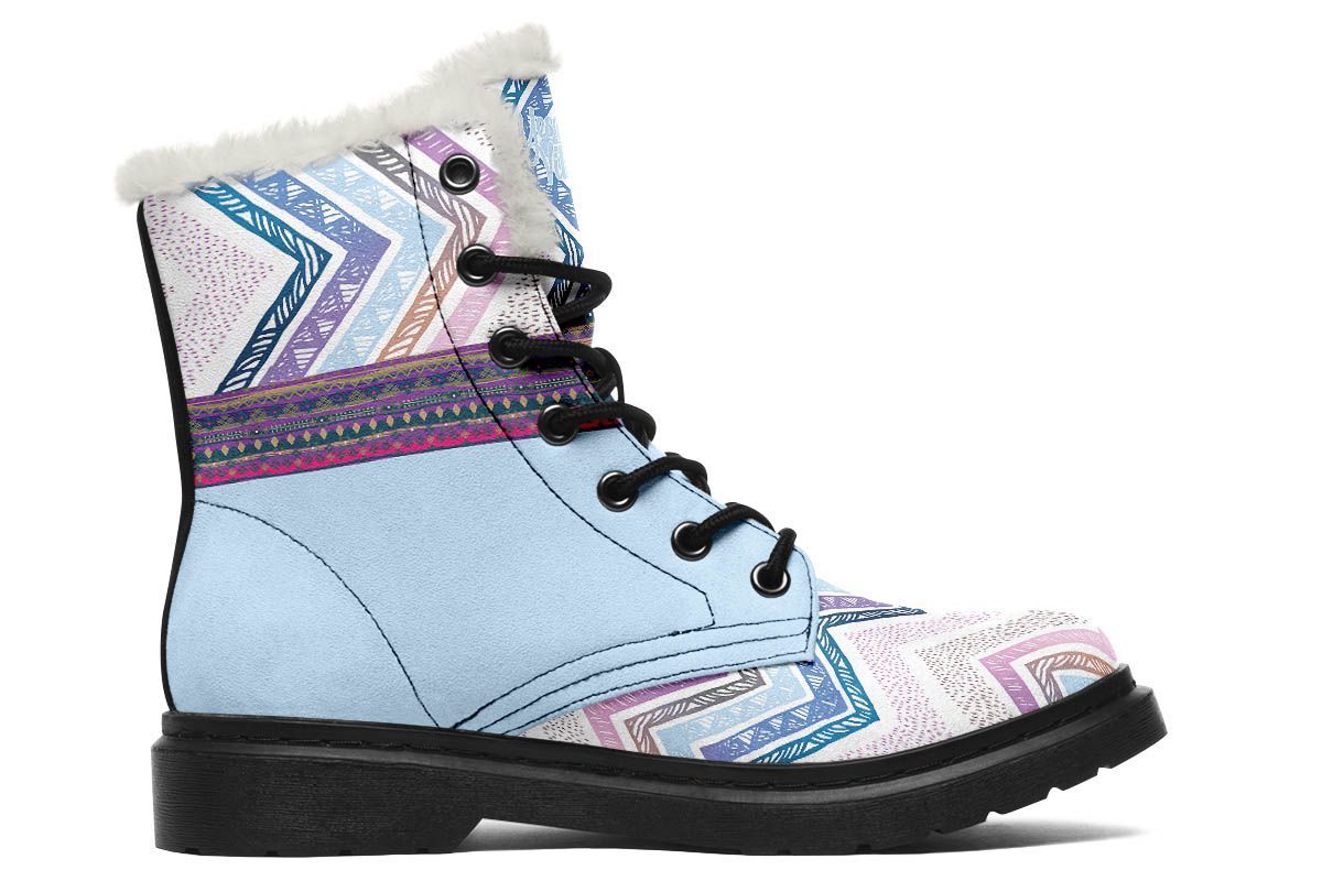 Boho Pattern White Sky