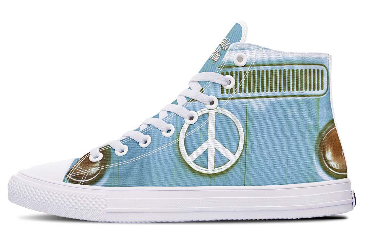 Old Hippie Van Blue