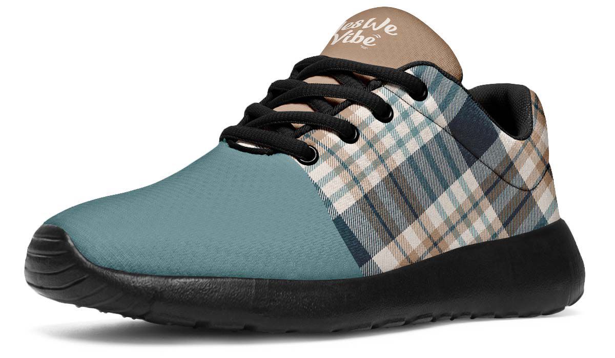 Plaid Color Brown Teal