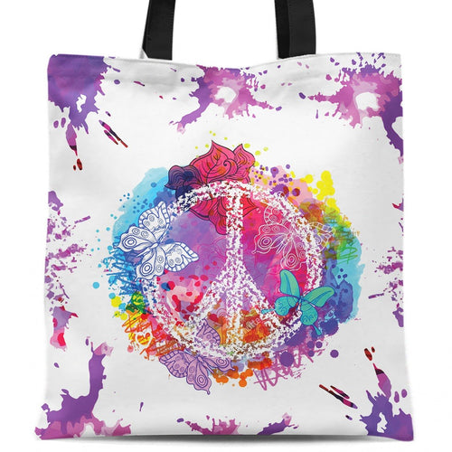 Colorful Peace And Butterflies