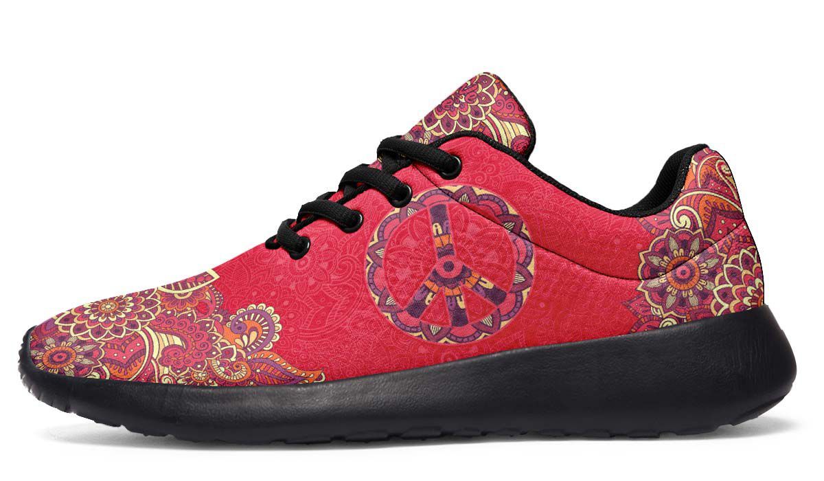 Peace And Mandala Red