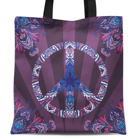 Peace Out And Love Purple