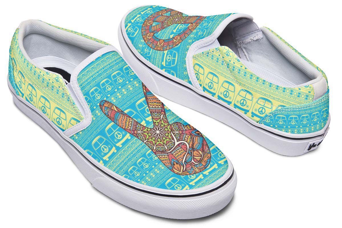 Hippie Van Peace Blue