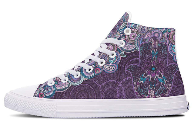 Purple Hamsa Hand
