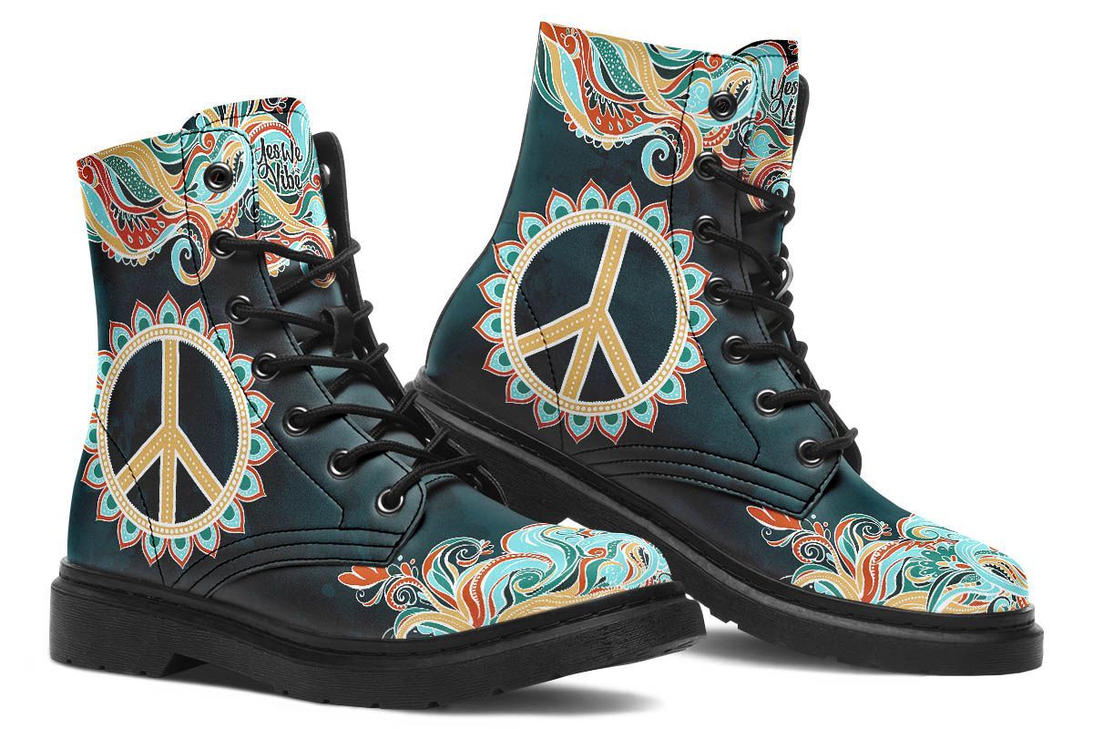 Peace Tribal Dark Turquoise