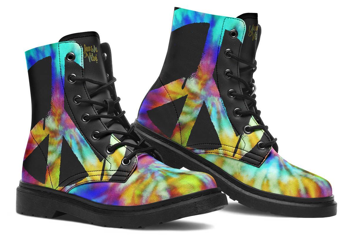 Peaceful Tie Dye Black