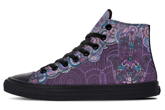 Purple Hamsa Hand