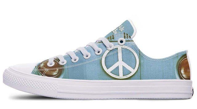 Old Hippie Van Blue